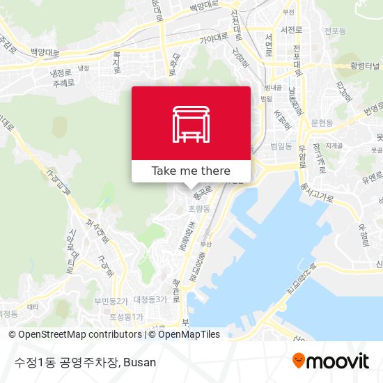 수정1동 공영주차장 map