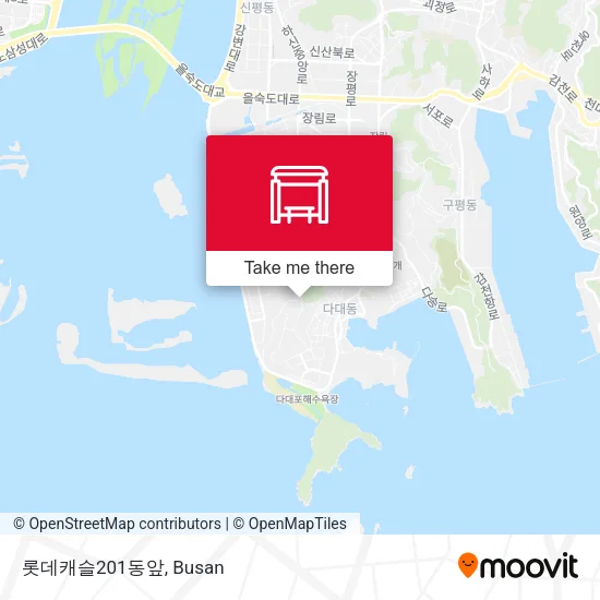 롯데캐슬201동앞 map