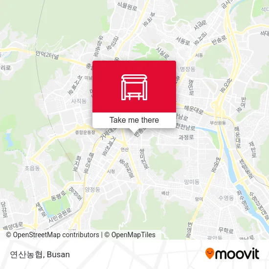 연산농협 map