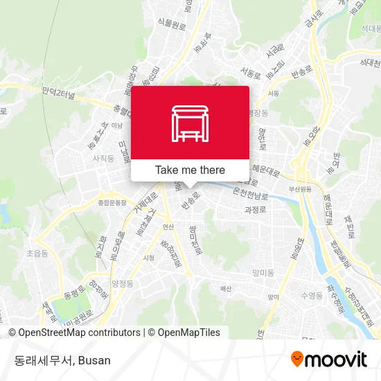 동래세무서 map