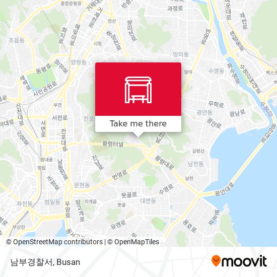 남부경찰서 map
