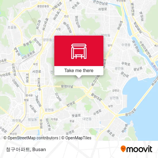 청구아파트 map