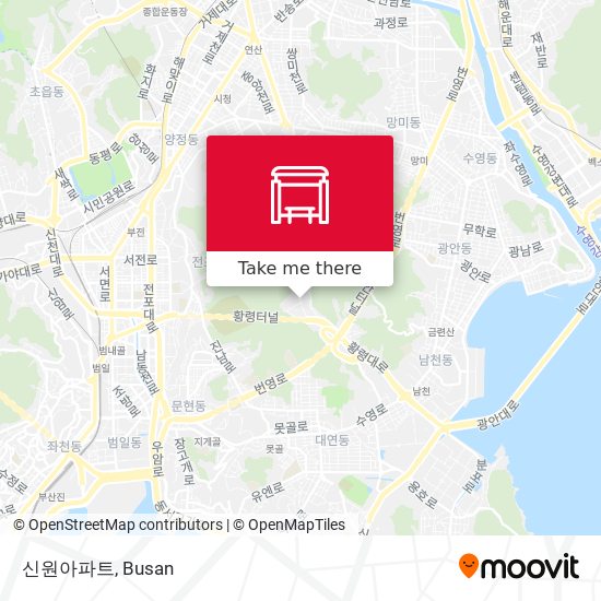 신원아파트 map