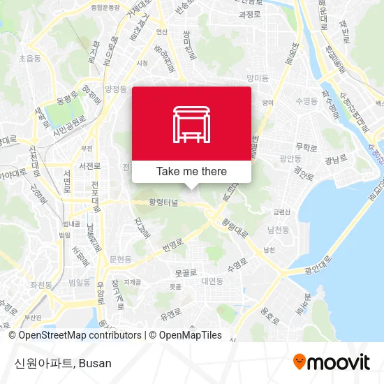 신원아파트 map