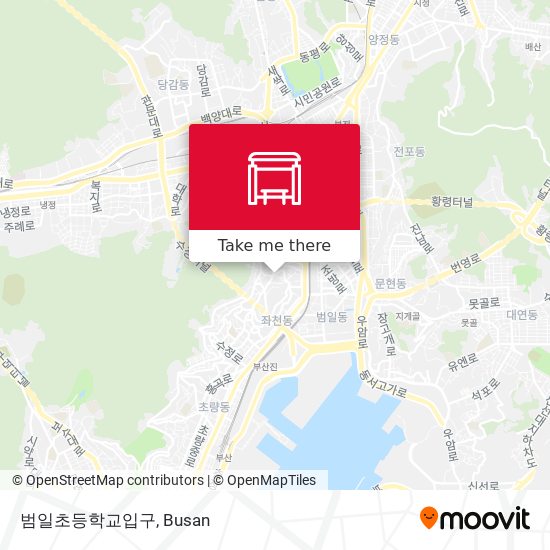 범일초등학교입구 map