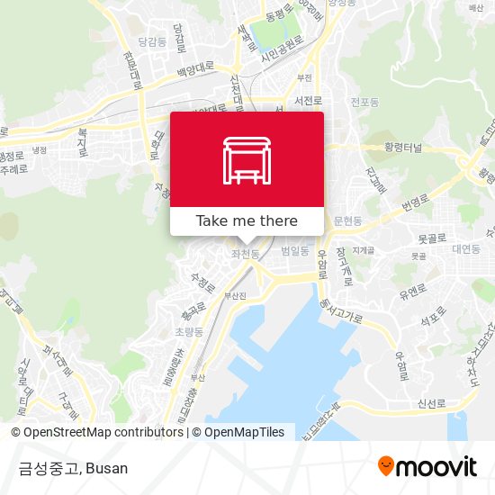 금성중고 map
