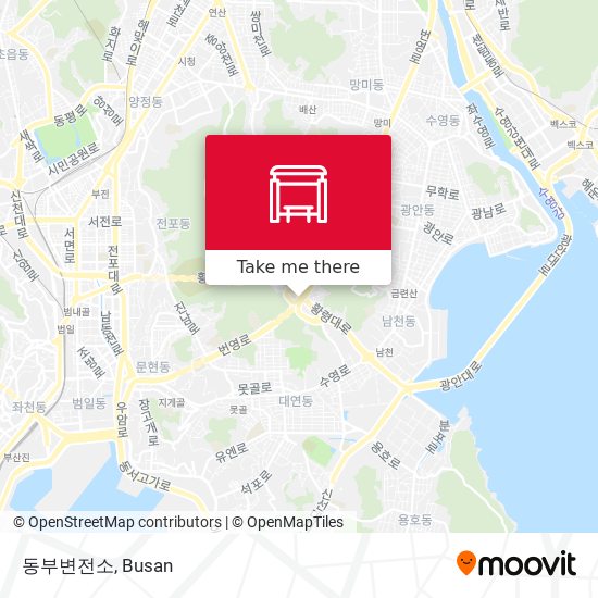 동부변전소 map
