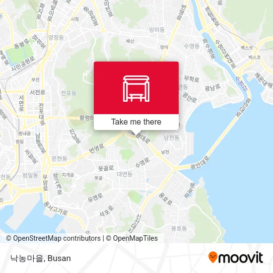 낙농마을 map