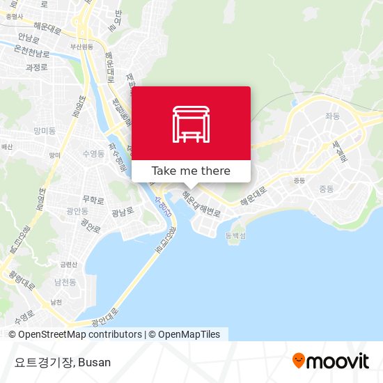 요트경기장 map