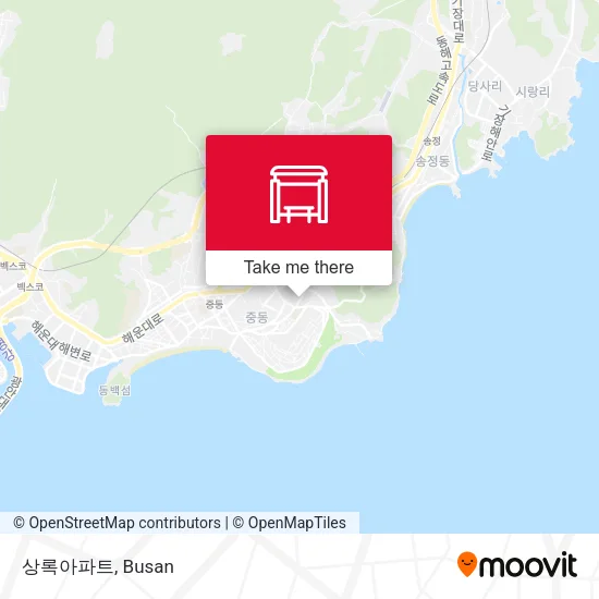 상록아파트 map