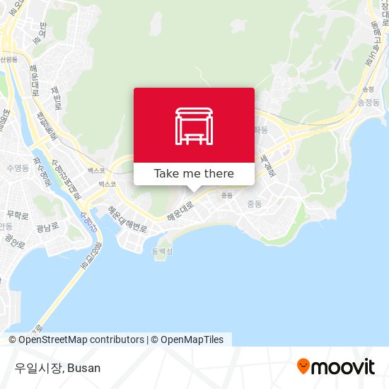 우일시장 map