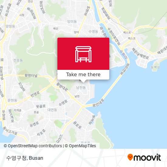 수영구청 map