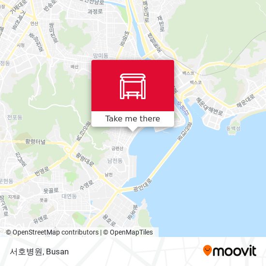 서호병원 map