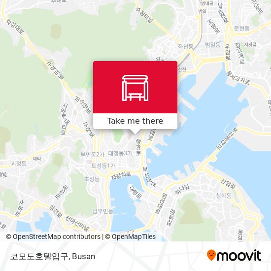 코모도호텔입구 map