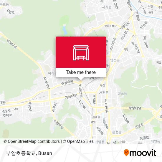부암초등학교 map