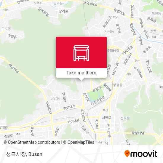 성곡시장 map