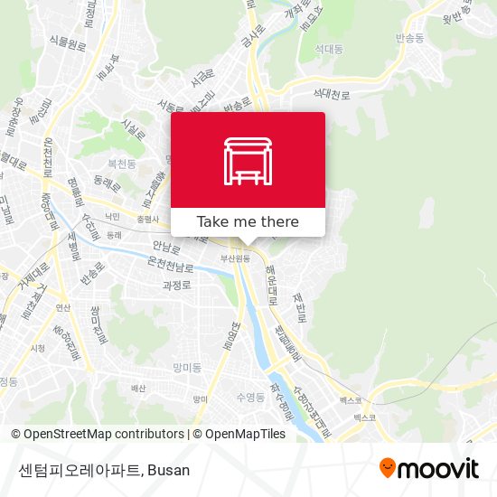 센텀피오레아파트 map