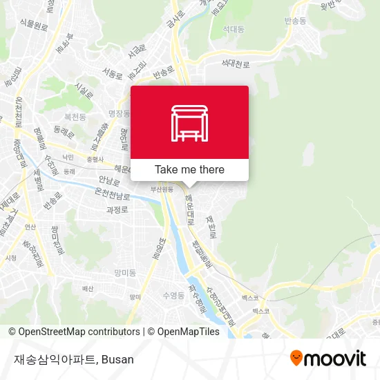 재송삼익아파트 map