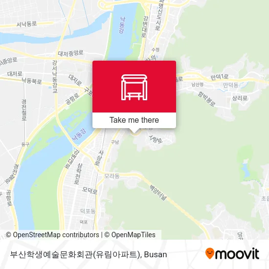 부산학생예술문화회관(유림아파트) map