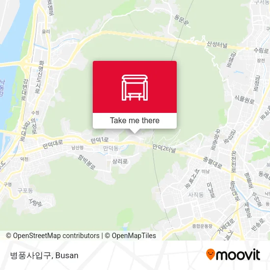 병풍사입구 map