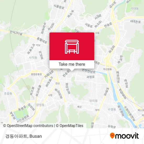 경동아파트 map