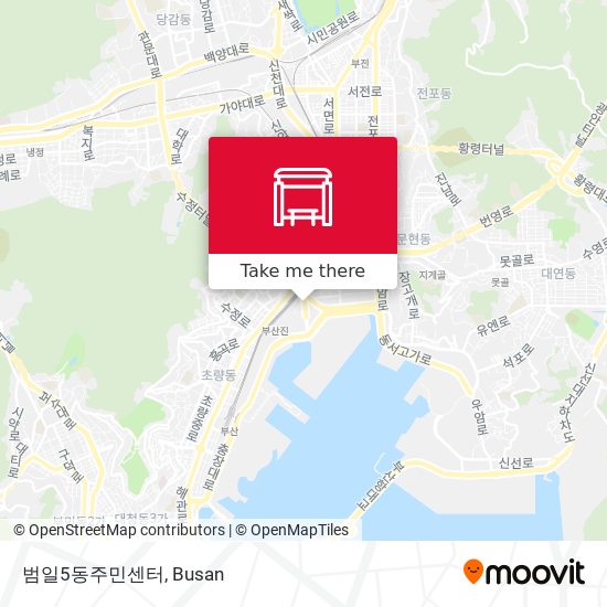 범일5동주민센터 map