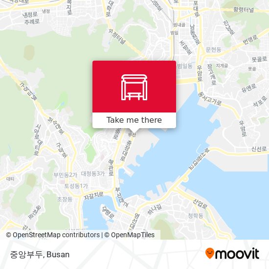 중앙부두 map
