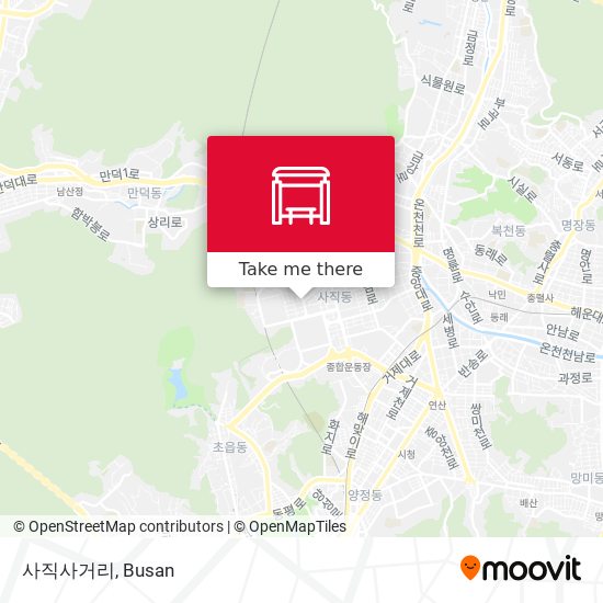 사직사거리 map