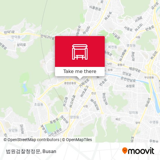 법원검찰청정문 map