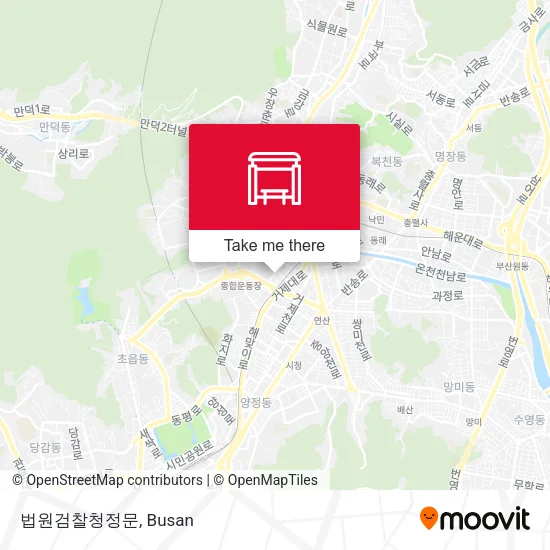 법원검찰청정문 map