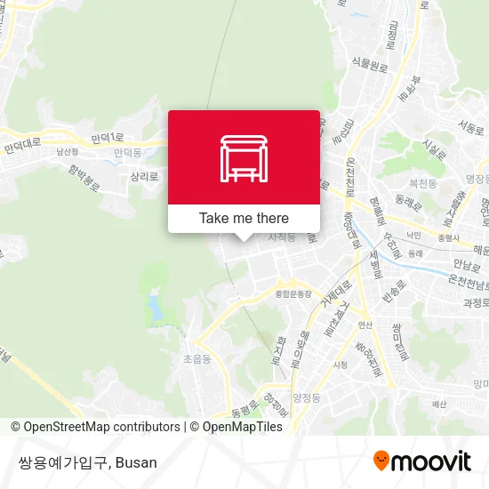 쌍용예가입구 map