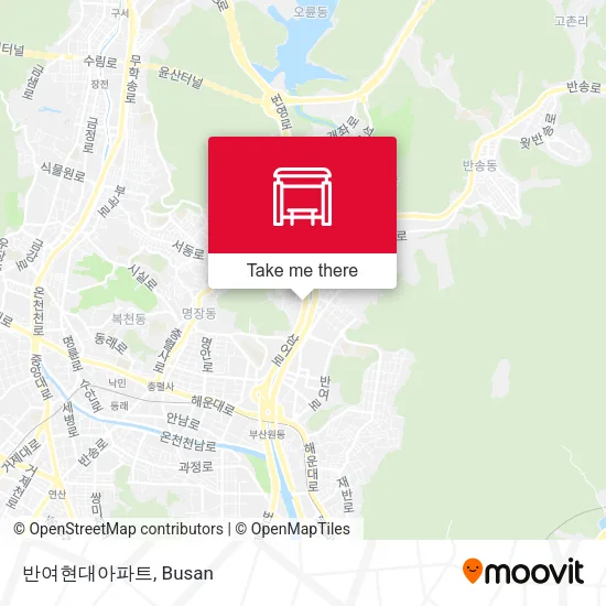 반여현대아파트 map