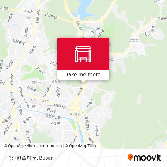 벽산한솔타운 map