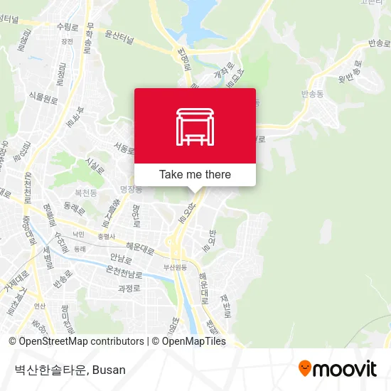 벽산한솔타운 map