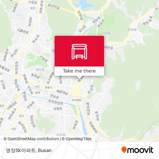 명장Sk아파트 map