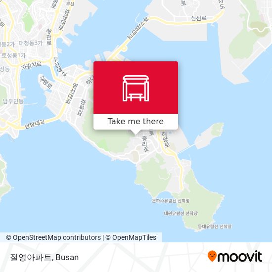 절영아파트 map