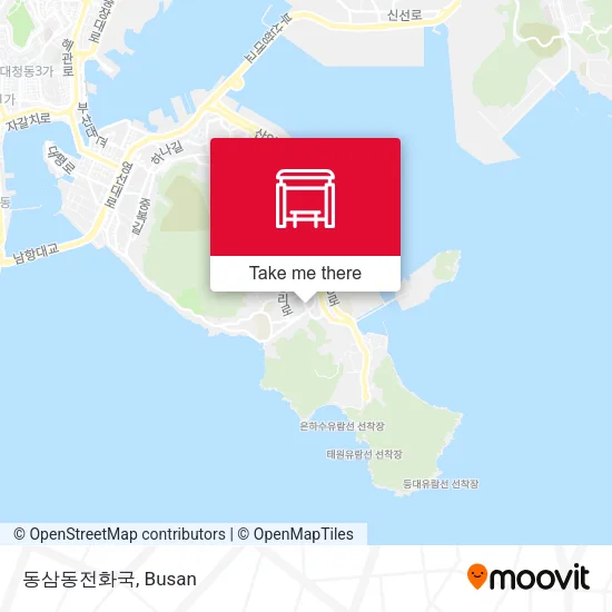 동삼동전화국 map