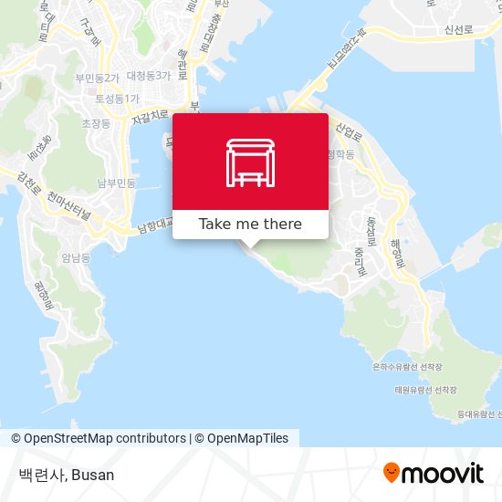 백련사 map