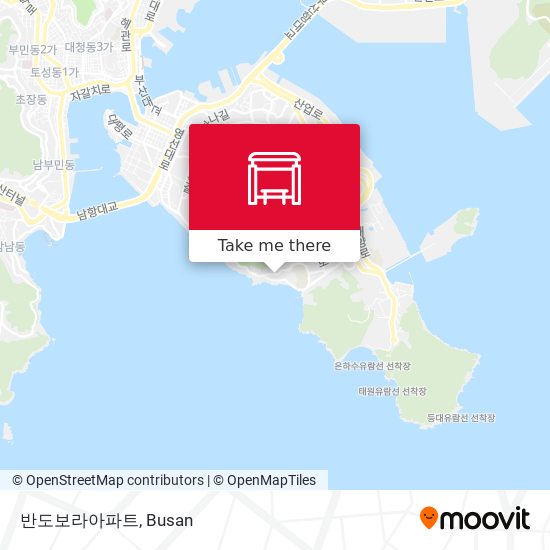 반도보라아파트 map