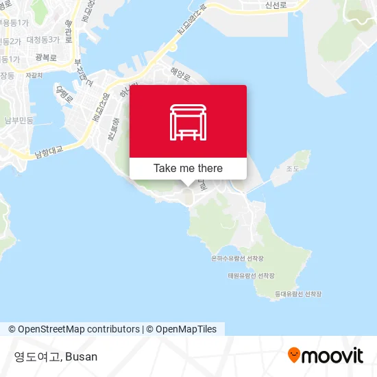 영도여고 map