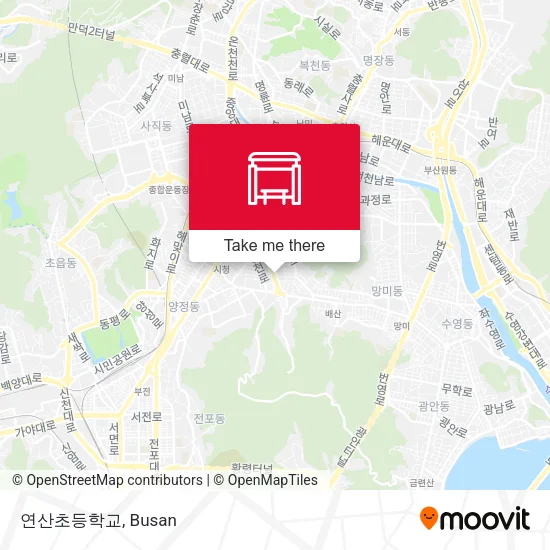 연산초등학교 map