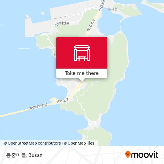 동중마을 map