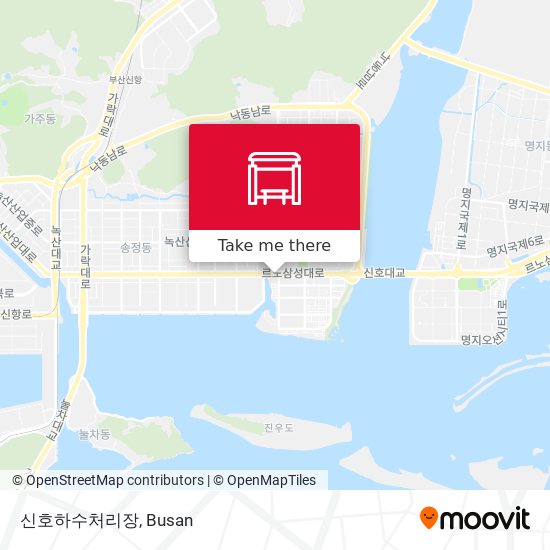 신호하수처리장 map