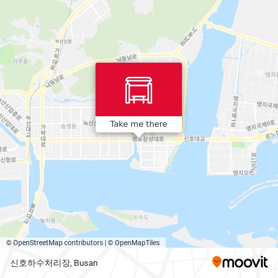 신호하수처리장 map