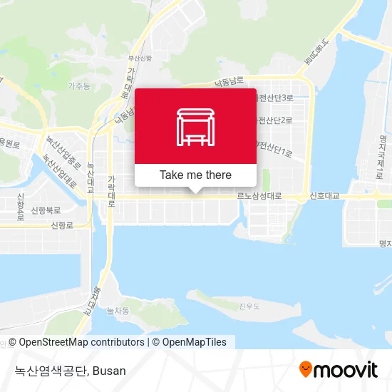 녹산염색공단 map