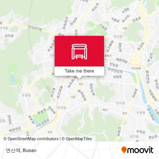 연산역 map