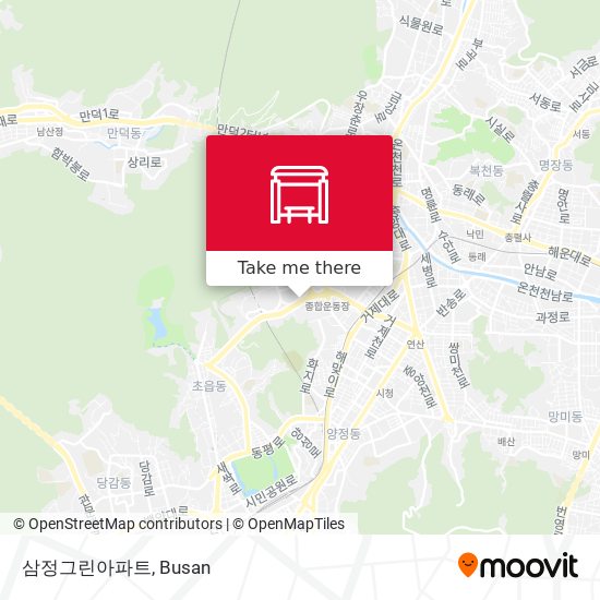 삼정그린아파트 map