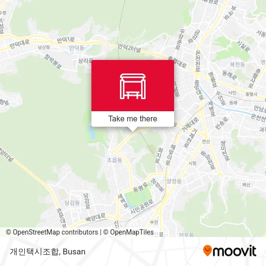 개인택시조합 map