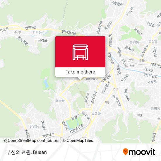 부산의료원 map
