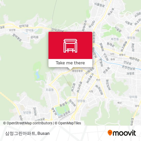 삼정그린아파트 map